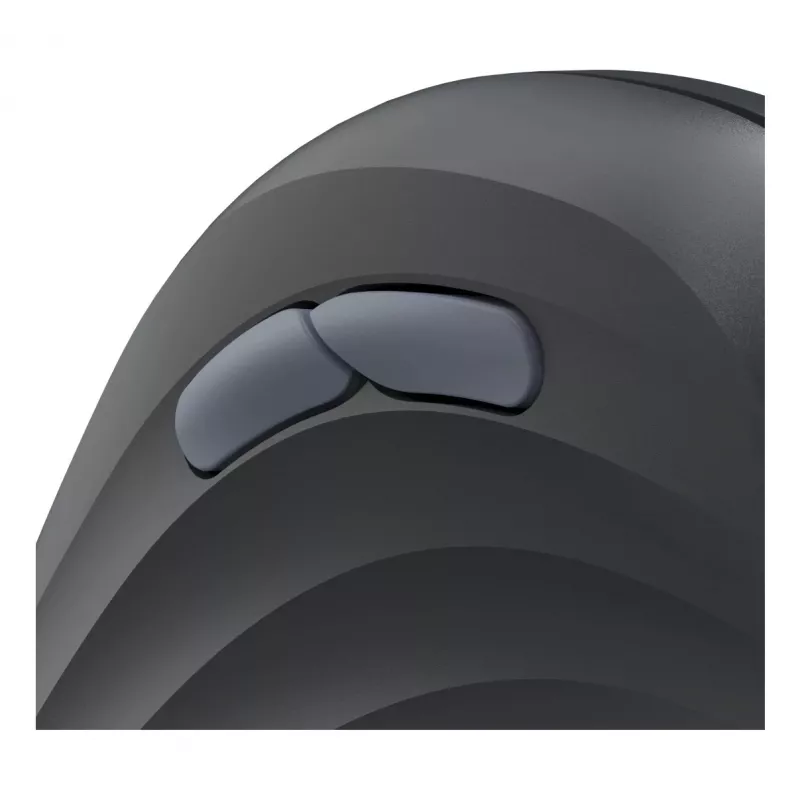 Hama 00173093 EWM-600L ergonomiška vertikali pelė, kairiarankiams, belaidė 2,4 GHz + Bluetooth, kelių įrenginių, optinė 1600 DPI, įkraunama, juoda