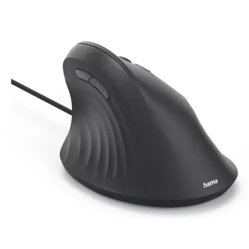 Hama ECM-500R vertikali laidinė pelė, USB-A, optinė, 1800 DPI, dešinei rankai