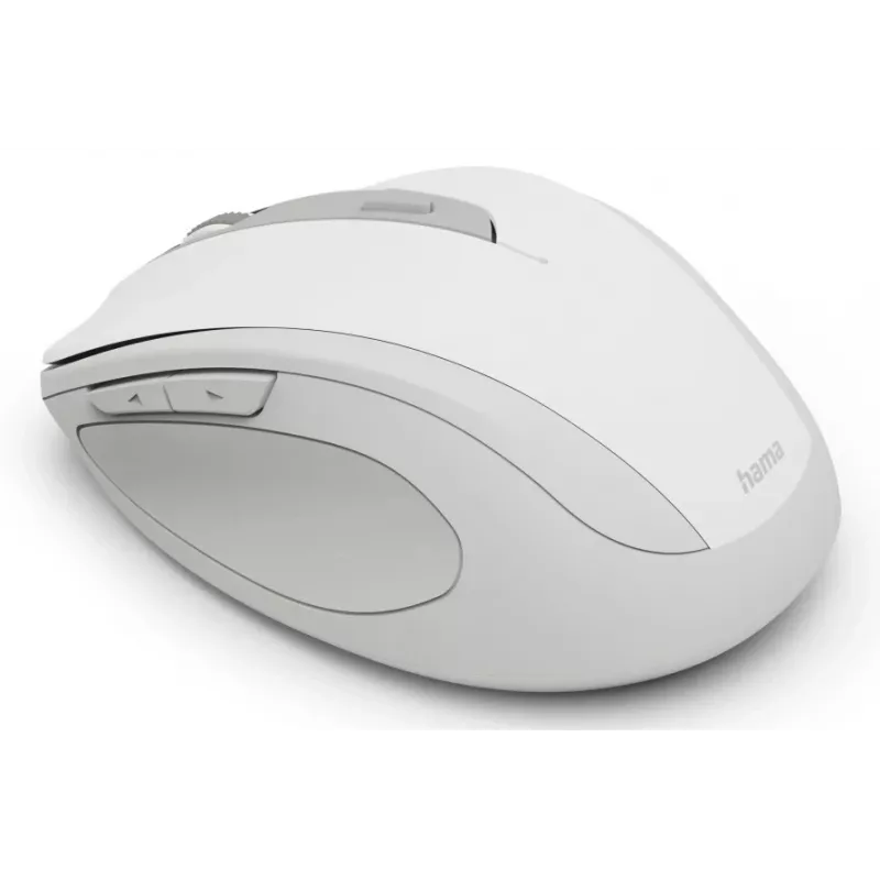 Hama WM-400 belaidė RF optinė pelė, dešinei rankai, 1600 DPI, balta