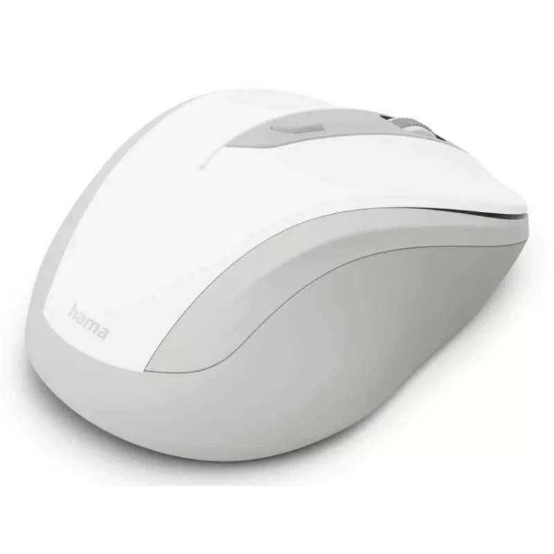Hama WM-400 belaidė RF optinė pelė, dešinei rankai, 1600 DPI, balta