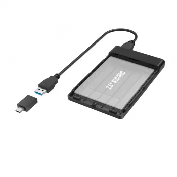 Hama 00200760 išorinis diskų korpusas HDD/SSD juodas 2,5 colio
