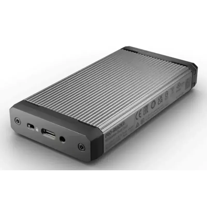 SANDISK PRO-READER SDDR-A451-GNPNN USB 3.2 Gen 2 (Type-C) SD/microSD Express kortelių skaitytuvas, juodas/pilkas, 60×115.3×19.1 mm