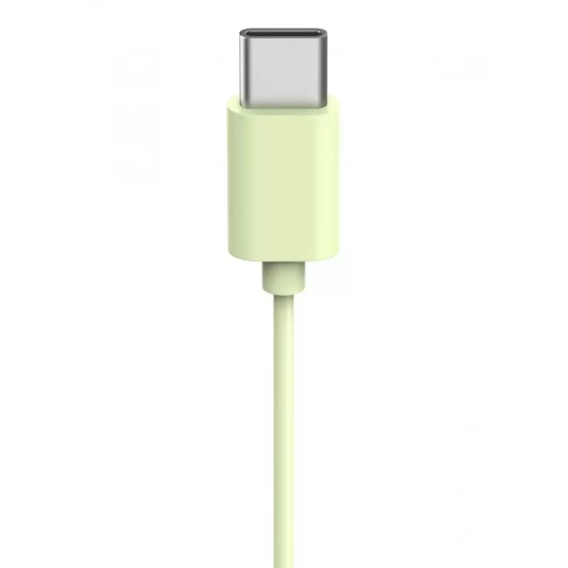 Ausinės Hama Fun C laidinės USB Type-C žalios 20-20000 Hz 1,2 m