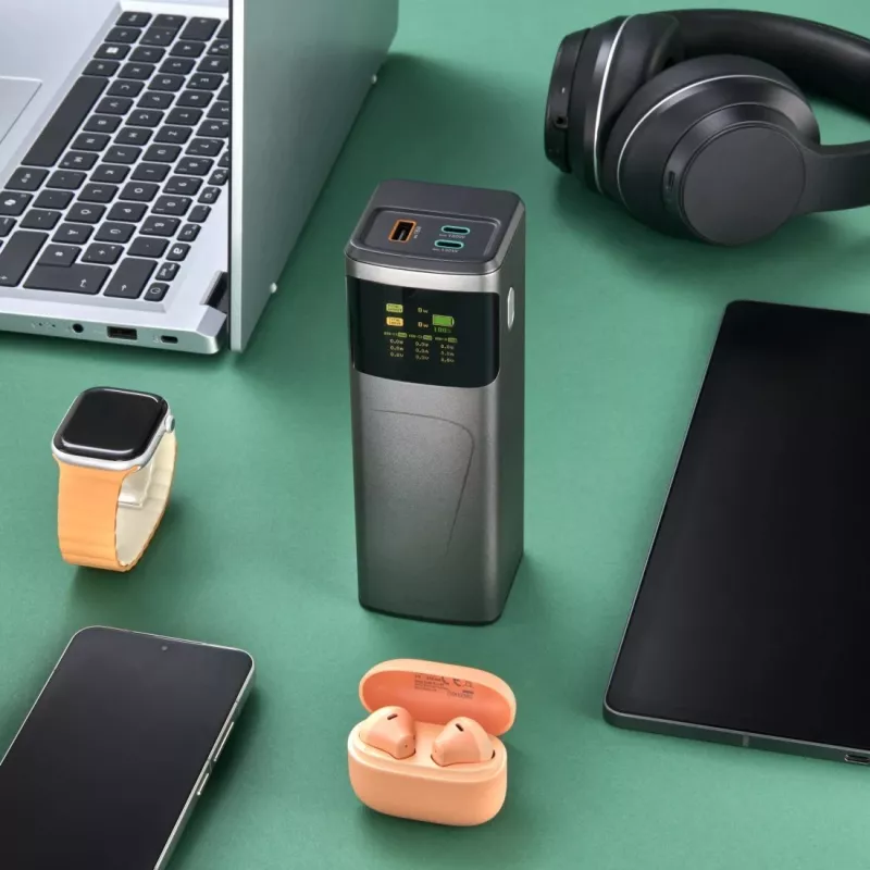Hama High Power nešiojamas įkroviklis 24000 mAh pilka
