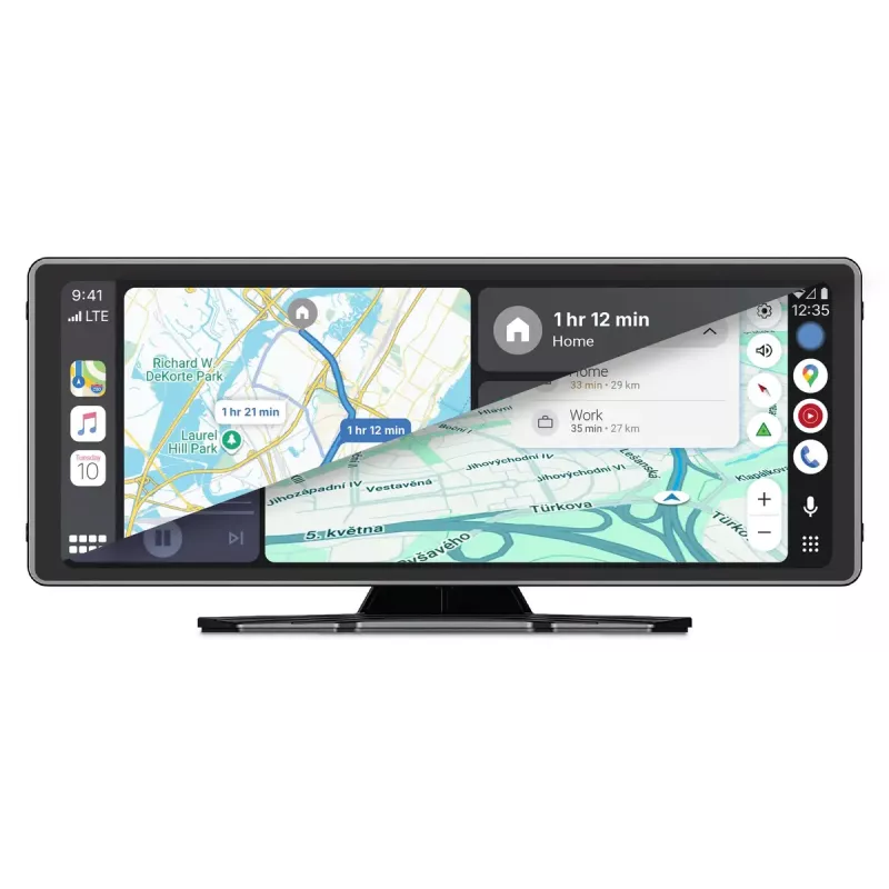 Navitel Smart Car Device DS1020 – belaidis automobilinis daugialypės terpės įrenginys su Apple CarPlay, Android Auto, Wi-Fi, Bluetooth, garso įrašymu
