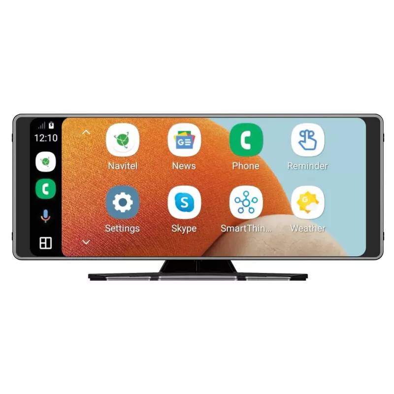 Navitel Smart Car Device DS1020 – belaidis automobilinis daugialypės terpės įrenginys su Apple CarPlay, Android Auto, Wi-Fi, Bluetooth, garso įrašymu