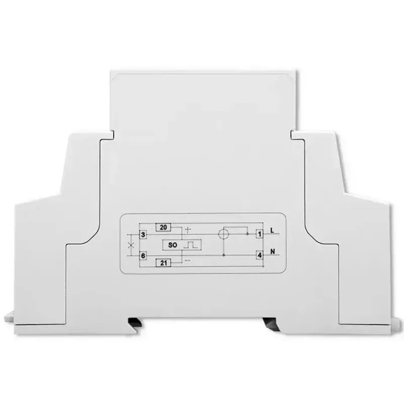 Vienfazis elektros energijos skaitiklis QOLTEC 50887 1 fazė 230 V LCD plonas