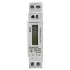 Vienfazis elektros energijos skaitiklis QOLTEC 50887 1 fazė 230 V LCD plonas