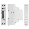 Vienfazis elektros energijos skaitiklis QOLTEC 50887 1 fazė 230 V LCD plonas