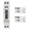 Vienfazis elektros energijos skaitiklis QOLTEC 50887 1 fazė 230 V LCD plonas