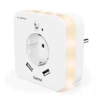Naktinė lemputė su kištuku Hama 00223507 šilta balta LED 3000K
