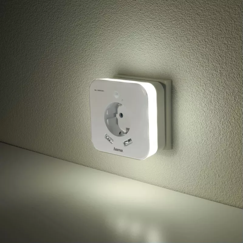 Naktinė lemputė su kištuku Hama 00223507 šilta balta LED 3000K