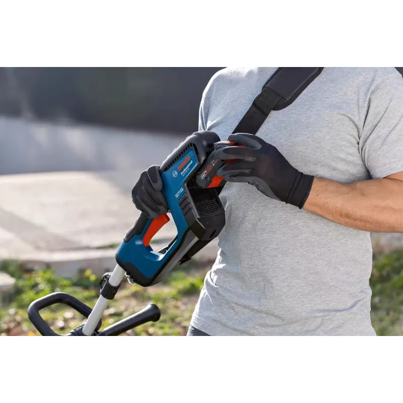Bosch GRT 18V-33 PROFESSIONAL akumuliatorinis žoliapjovės trimmeris, 33 cm, juoda, mėlyna, raudona