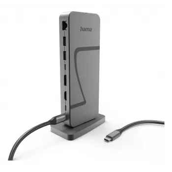 Hama Connect2Office Speed USB 3.2 Gen 1 (3.1 Gen 1) Type-C 40000 Mbit/s Antracito