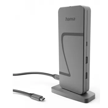 Hama Connect2Office Speed USB 3.2 Gen 1 (3.1 Gen 1) Type-C 40000 Mbit/s Antracito