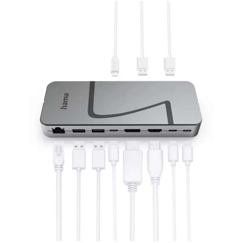 Hama Connect2Office Speed USB 3.2 Gen 1 (3.1 Gen 1) Type-C 40000 Mbit/s Antracito
