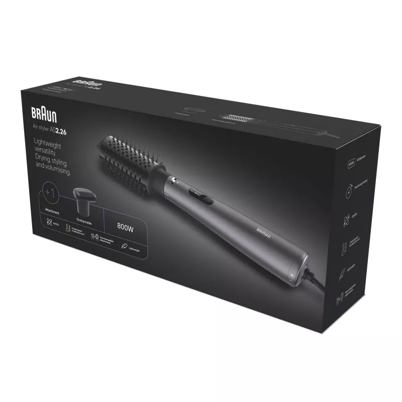 Plaukų formuotojas Braun AS2.26 juodas 800 W 1,95 m