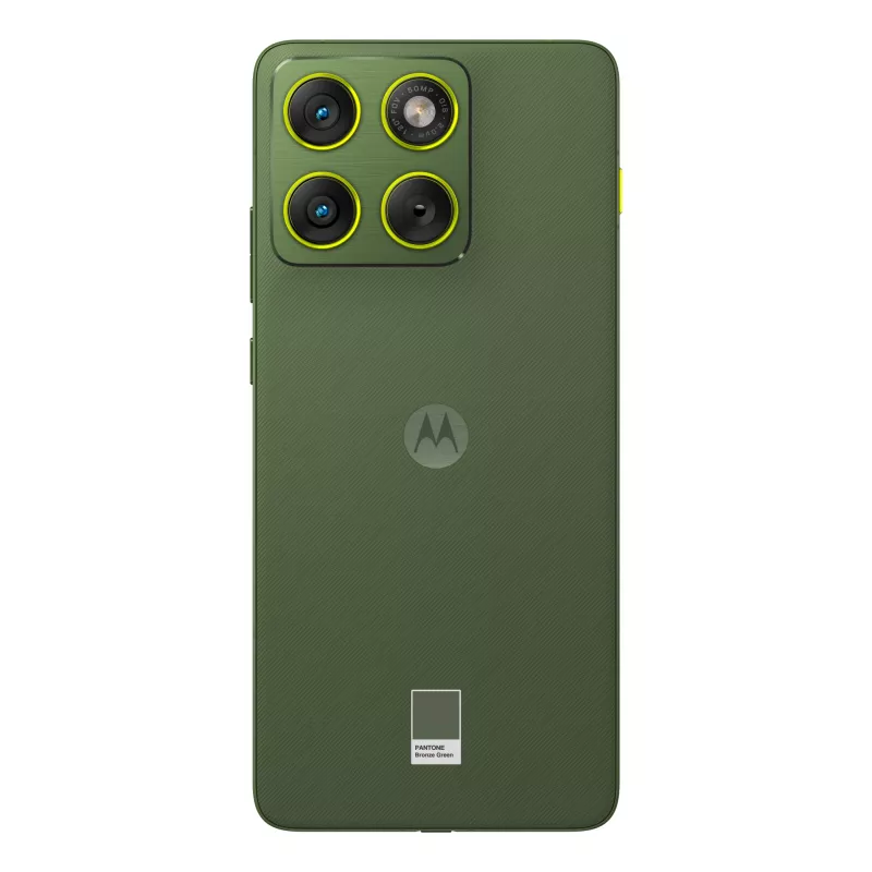 Išmanusis telefonas Motorola edge 70 — 6,7 colio P-OLED, Snapdragon 7 Gen 4, 12 GB RAM, 512 GB, Dual SIM, 4800 mAh, žalias, IP68/IP69