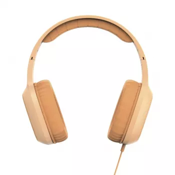 Ausinės Hama Fun C su mikrofonu, laidinės, USB Type-C, oranžinės