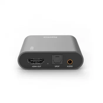 Garso skirstytuvas Hama 00205100 sidabrinis HDMI 3.5 mm