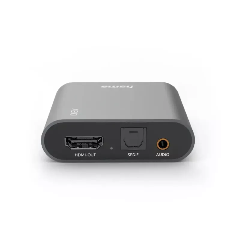 Garso skirstytuvas Hama 00205100 sidabrinis HDMI 3.5 mm