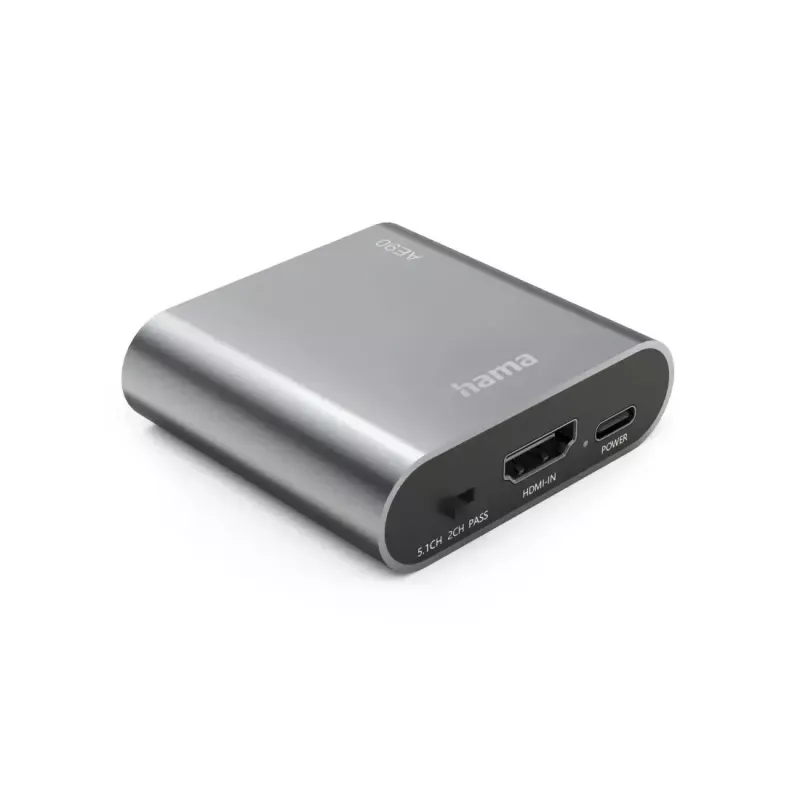 Garso skirstytuvas Hama 00205100 sidabrinis HDMI 3.5 mm