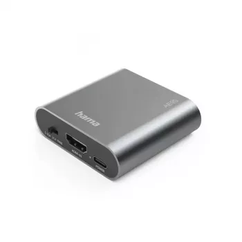 Garso skirstytuvas Hama 00205100 sidabrinis HDMI 3.5 mm