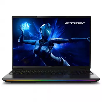 Nešiojamas kompiuteris ERAZER Beast 16 X1 Ultimate Intel Core Ultra 9 275HX 40,6 cm (16 colių) Quad HD+ 32 GB DDR5-SDRAM 2 TB SSD NVIDIA GeForce RTX 5090 Wi-Fi 6E (802.11ax) Windows 11 Home JAV anglų Juoda
