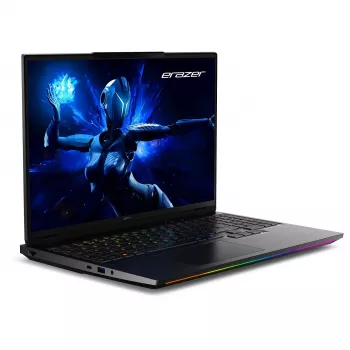 Nešiojamas kompiuteris ERAZER Beast 16 X1 Ultimate Intel Core Ultra 9 275HX 40,6 cm (16 colių) Quad HD+ 32 GB DDR5-SDRAM 2 TB SSD NVIDIA GeForce RTX 5080 Wi-Fi 6E (802.11ax) Windows 11 Home US English Juoda
