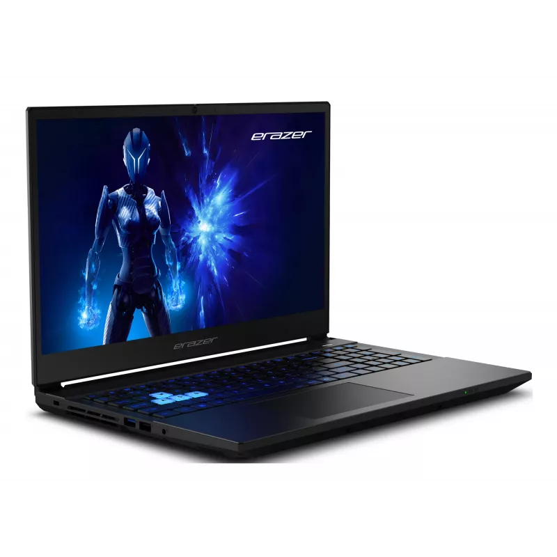 Nešiojamas kompiuteris ERAZER Deputy 15 P1 MD62761, Intel Core 7 250H, 15.6 inch Full HD, 16 GB DDR5, 1 TB SSD, NVIDIA GeForce RTX 5060, Wi-Fi 6E, Windows 11 Home, juodas