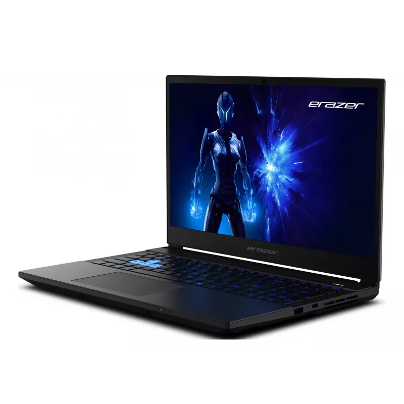 Nešiojamas kompiuteris ERAZER Deputy 15 P1 MD62761, Intel Core 7 250H, 15.6 inch Full HD, 16 GB DDR5, 1 TB SSD, NVIDIA GeForce RTX 5060, Wi-Fi 6E, Windows 11 Home, juodas