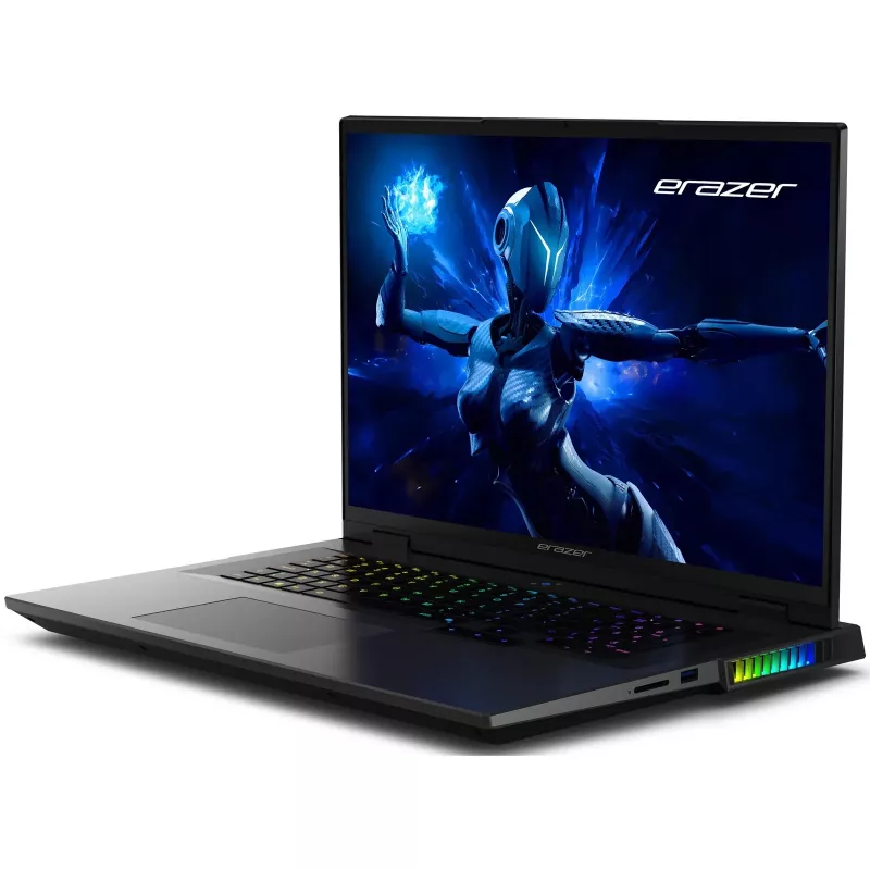 Nešiojamas kompiuteris ERAZER Beast 18 X1 Intel Core Ultra 9 275HX 45,7 cm (18 inch) Quad HD+ 32 GB DDR5-SDRAM 2 TB SSD NVIDIA GeForce RTX 5090 Wi-Fi 7 Windows 11 Home Juodas
