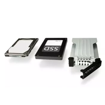 Kištukinis diskų dėklas Icy Dock MB991TRAY-B juodas sidabrinis