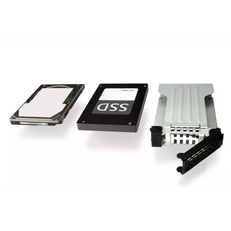 Kištukinis diskų dėklas Icy Dock MB991TRAY-B juodas sidabrinis
