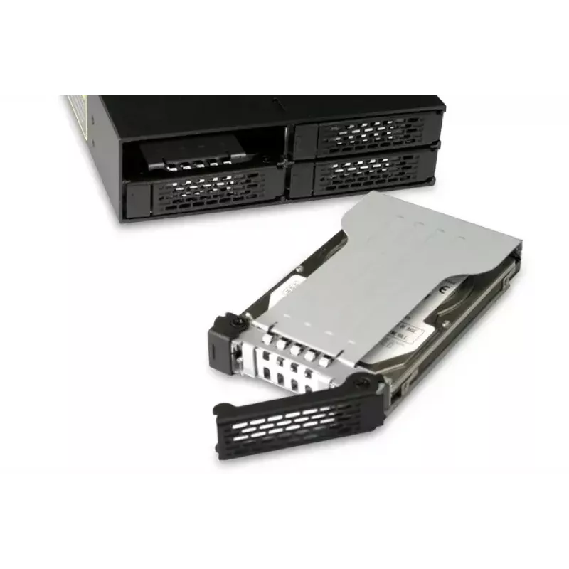 Kištukinis diskų dėklas Icy Dock MB991TRAY-B juodas sidabrinis