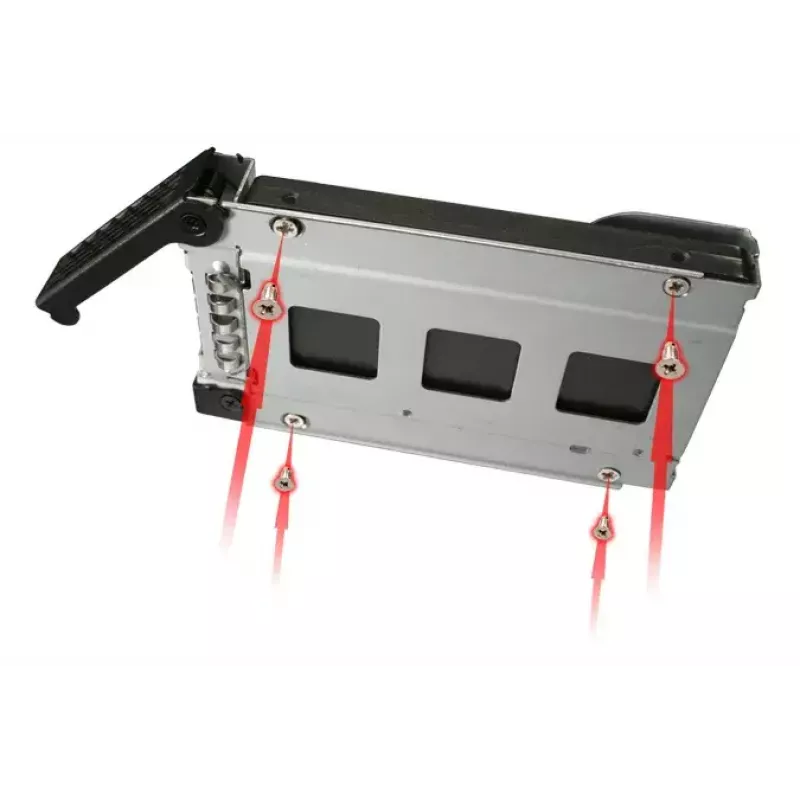 Kištukinis diskų dėklas Icy Dock MB991TRAY-B juodas sidabrinis