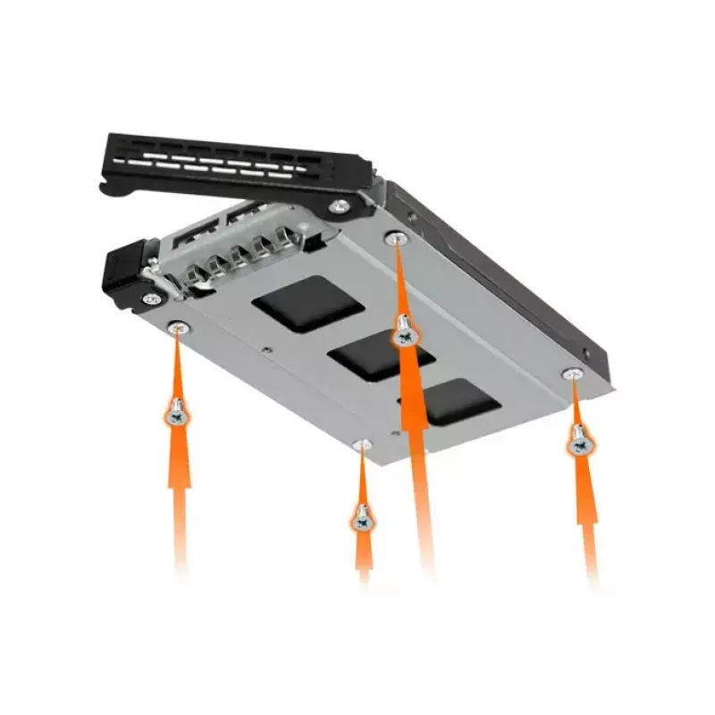 Kietojo disko krepšelis Icy Dock MB992TRAY-B juodas sidabrinis