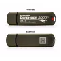 Kanguru Defender 3000™ SuperSpeed USB 3.0 64 GB saugi atmintinė su FIPS 140-2 Level 3 sertifikatu ir AES-XTS 256 bitų aparatūriniu šifravimu