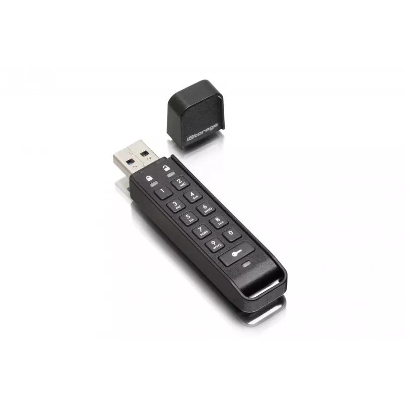 iStorage datAshur Personal2 64GB USB Flash Drive su klaviatūra ir AES-XTS 256 bitų šifravimu