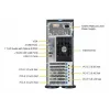 Kompiuterio korpusas Supermicro SuperWorkstation 7049A-T Rack 4U juodas