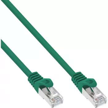 InLine Patch Laidas SF/UTP Cat.5e žalias 10m