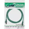 InLine Patch Laidas SF/UTP Cat.5e žalias 0,25 m