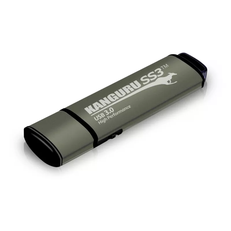 Kanguru SS3™ SuperSpeed USB3.0 512GB |Saugi laikmena| Fizinė rašymo apsauga| Suderinama su Windows Ready Boost| Paprastas nustatymas be tvarkyklių| Įjunk ir naudok