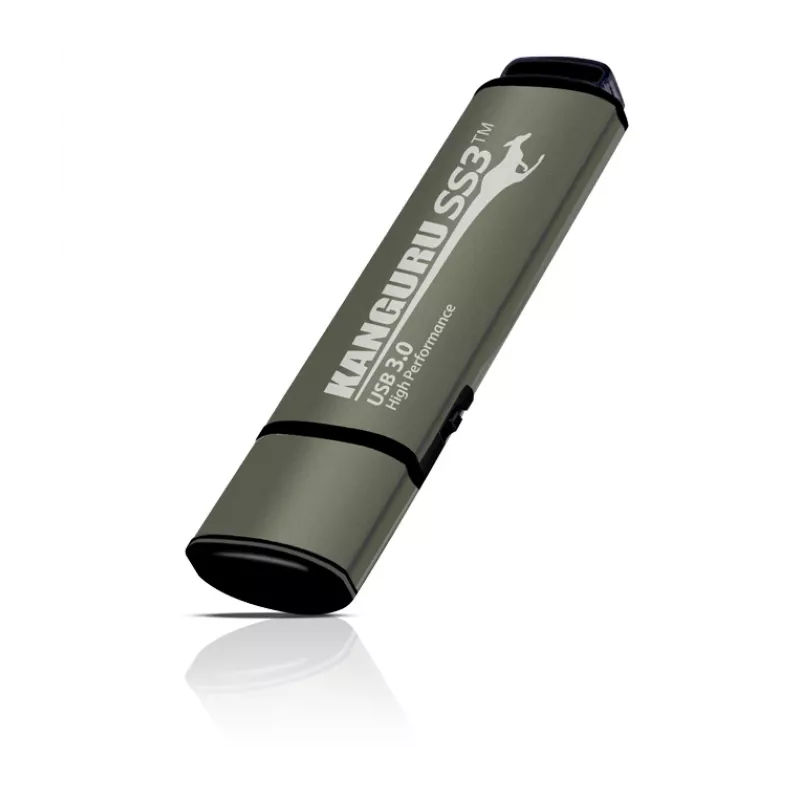 Kanguru SS3™ SuperSpeed USB3.0 512GB |Saugi laikmena| Fizinė rašymo apsauga| Suderinama su Windows Ready Boost| Paprastas nustatymas be tvarkyklių| Įjunk ir naudok