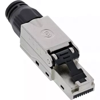 InLine RJ45 kištukas Cat.8.1 2000MHz, montuojamas vietoje, ekranuotas, su užsukamu dangteliu