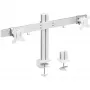 InLine Aliumininis monitorių stovas ant stalo 2 monitoriams iki 32 colių, 8 kg