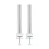 InLine 23181B Aliuminio montavimo kolona 43 mm balta, 2 vnt.
