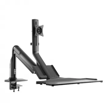 InLine 23174A stalinis laikiklis su dujine spyruokle, reguliuojamas aukštis iki 81 cm, 17–32 colių, 9 kg