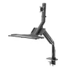 InLine 23174A stalinis laikiklis su dujine spyruokle, reguliuojamas aukštis iki 81 cm, 17–32 colių, 9 kg