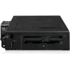„Icy Dock ToughArmor MB105VP-B“ – U.2 į SlimSAS NVMe adapterio korpusas, PCIe 4.0, 2x 2,5 colio diskams, 1x 5,25 colio lizdas